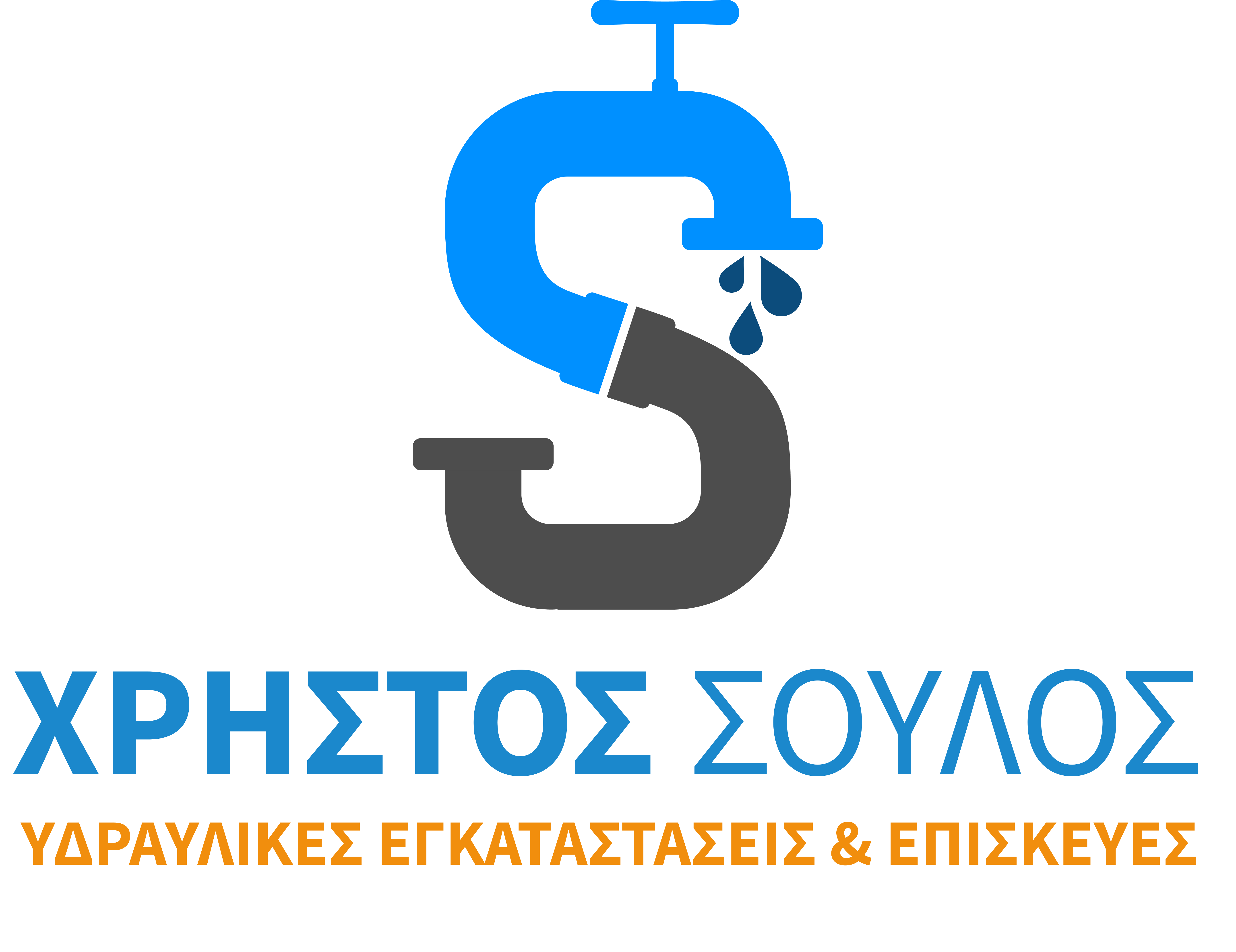 Letter S Plumbing Logo